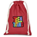 Altitude Allsorts Mini Cotton Drawstring Pouch - Red