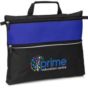 BLUE Graffiti Document Bag