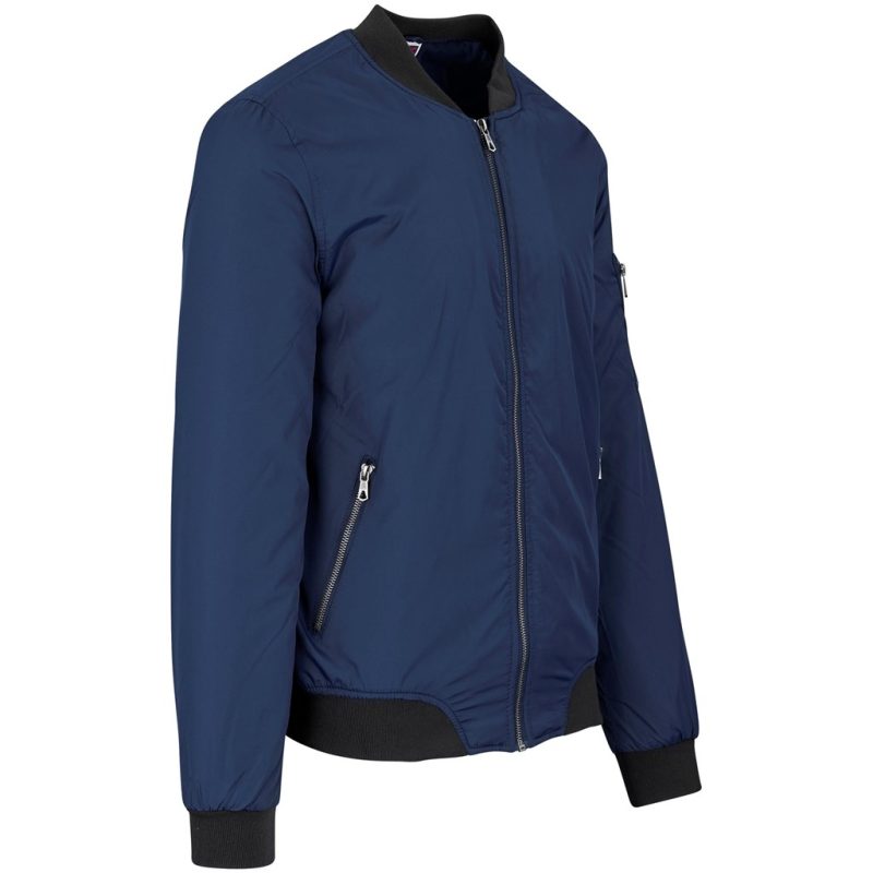 Mens Crusader Bomber Jacket - Navy