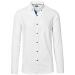 NAVY Mens Long Sleeve Casablanca Shirt - Navy