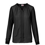 BLACK Ladies Long Sleeve Zenobia Blouse