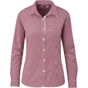 RED Ladies Long Sleeve Kenton Shirt - Red