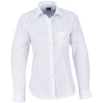 BAS-3425-WLB_1024X1024 WHITE LIGHT BLUE Ladies Long Sleeve Huntington Shirt - White Light Blue