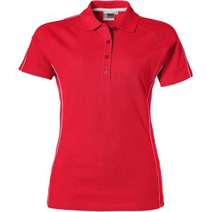 RED Ladies Pontiac Golf Shirt - Red