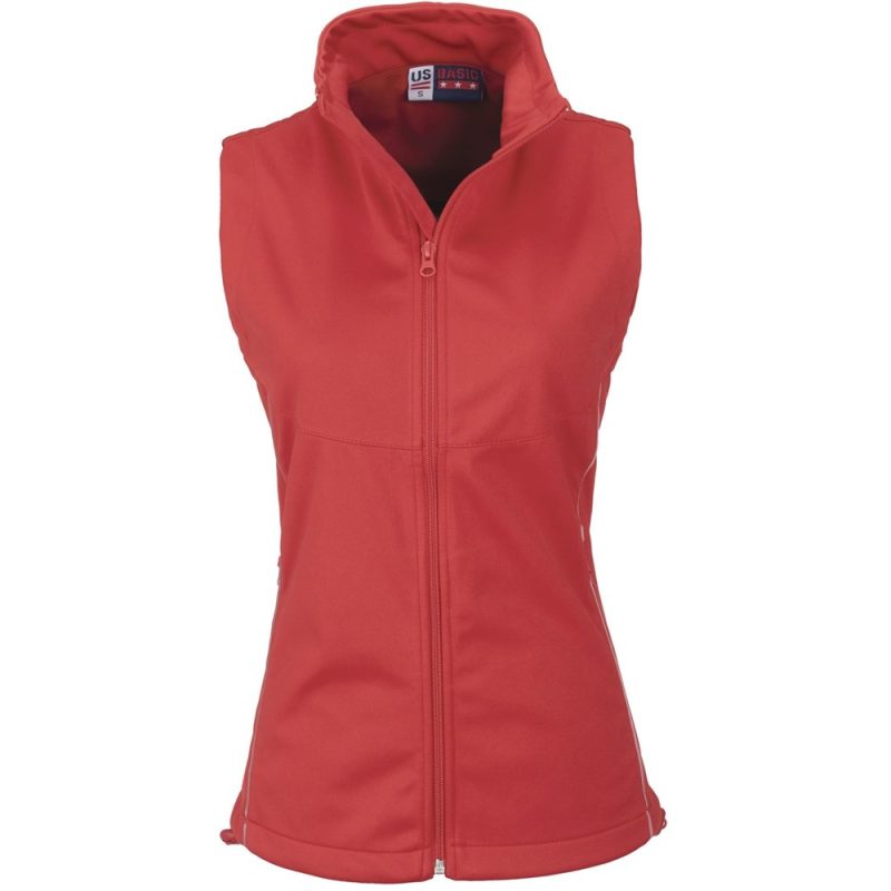 RED Ladies Cromwell Softshell Bodywarmer - Red