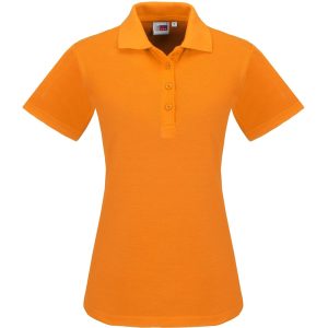 ORANGE Ladies Elemental Golf Shirt - Orange