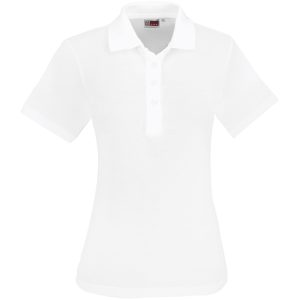 WHITE Ladies Elemental Golf Shirt - White
