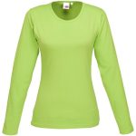 LIME Ladies Long Sleeve Portland T-Shirt - Lime