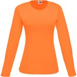 ORANGE Ladies Long Sleeve Portland T-Shirt