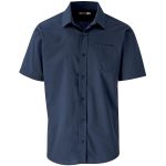NAVY Mens Short Sleeve Kensington Shirt