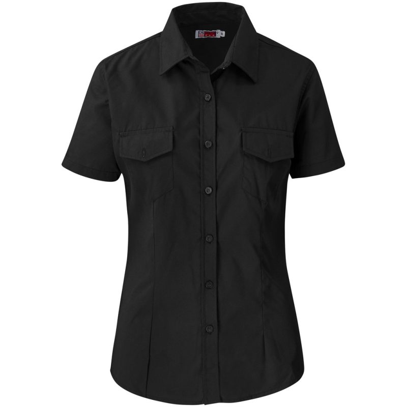 BLACK Ladies Short Sleeve Kensington Shirt