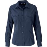 NAVY Ladies Long Sleeve Kensington Shirt