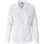 WHITE Ladies Long Sleeve Kensington Shirt