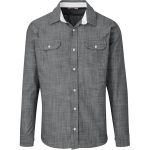 GREY Mens Long Sleeve Windsor Shirt - Grey