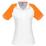 ORANGE Ladies Sydney Golf Shirt - Orange