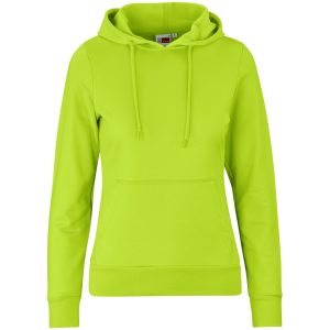 LIME Ladies Omega Hooded Sweater - Lime