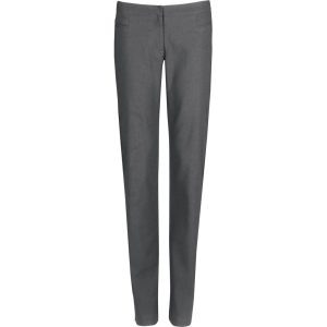 GREY Ladies Cambridge Flat Front Pants - Grey