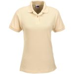 KHAKI Ladies Boston Golf Shirt - Khaki