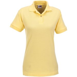 YELLOW Ladies Boston Golf Shirt - Yellow