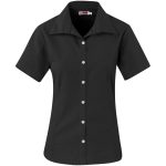 BLACK Ladies Short Sleeve Aspen Shirt