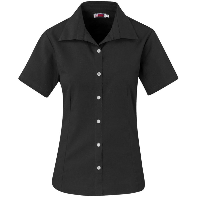 BLACK Ladies Short Sleeve Aspen Shirt