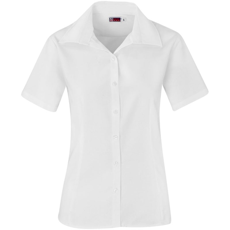 WHITE Ladies Short Sleeve Aspen Shirt