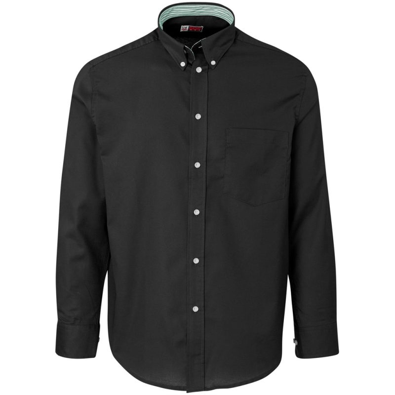 BLACK Mens Long Sleeve Aspen Shirt