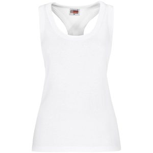 WHITE Ladies Maui Racerback Top - White