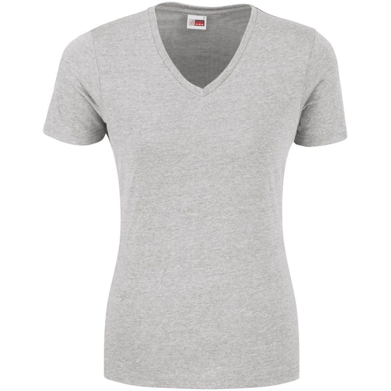 GREY Ladies Michigan Melange V-Neck T-Shirt