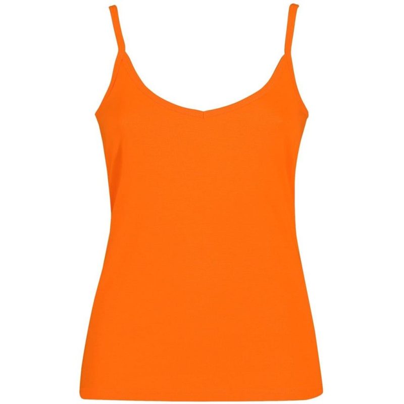 ORANGE Ladies Lanai Spaghetti Top - Orange
