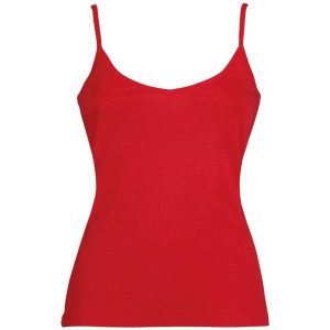 RED Ladies Lanai Spaghetti Top - Red