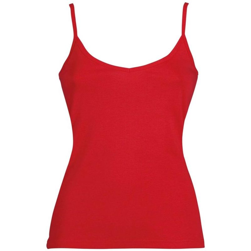 BAS-901-R_1024X1024 RED Ladies Lanai Spaghetti Top - Red