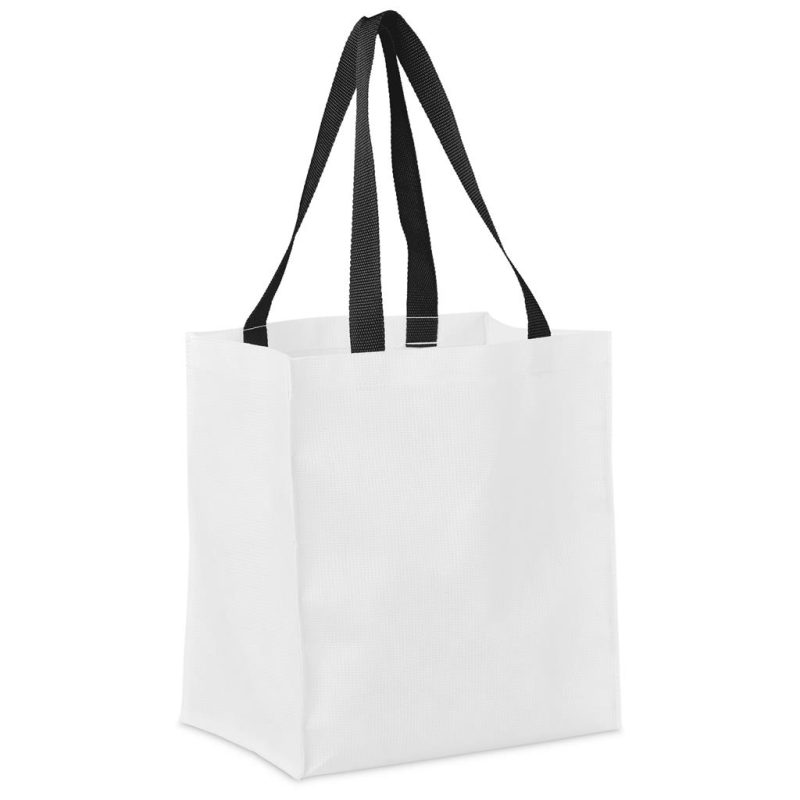 BLACK Hoppla Gateway Recycled PET Stitch-Bond Shopper