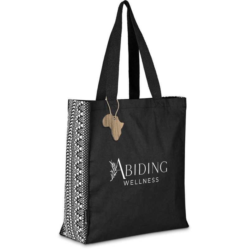 BLACK Andy Cartwright Symmetry Cotton Tote