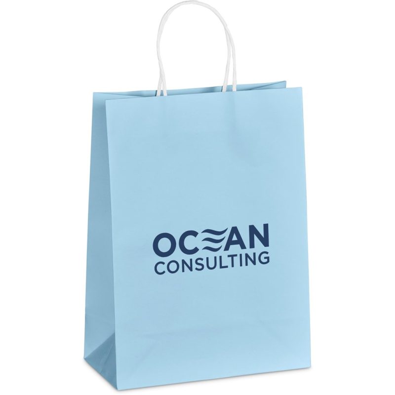 LIGHT TURQUOISE Altitude Vogue Midi Paper Gift Bag