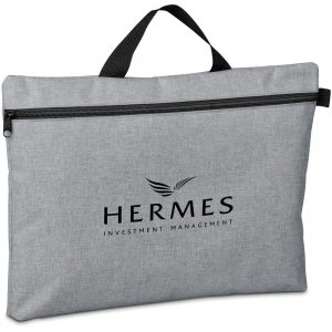 Grey Lockley Document Bag - Grey
