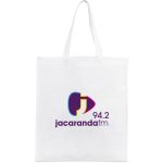 SOLID WHITE Wellington Non-Woven Shopper