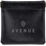 BLACK Eva & Elm Plush PU Tech & Accessory Pouch