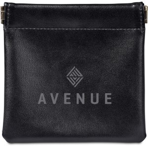 BLACK Eva & Elm Plush PU Tech & Accessory Pouch