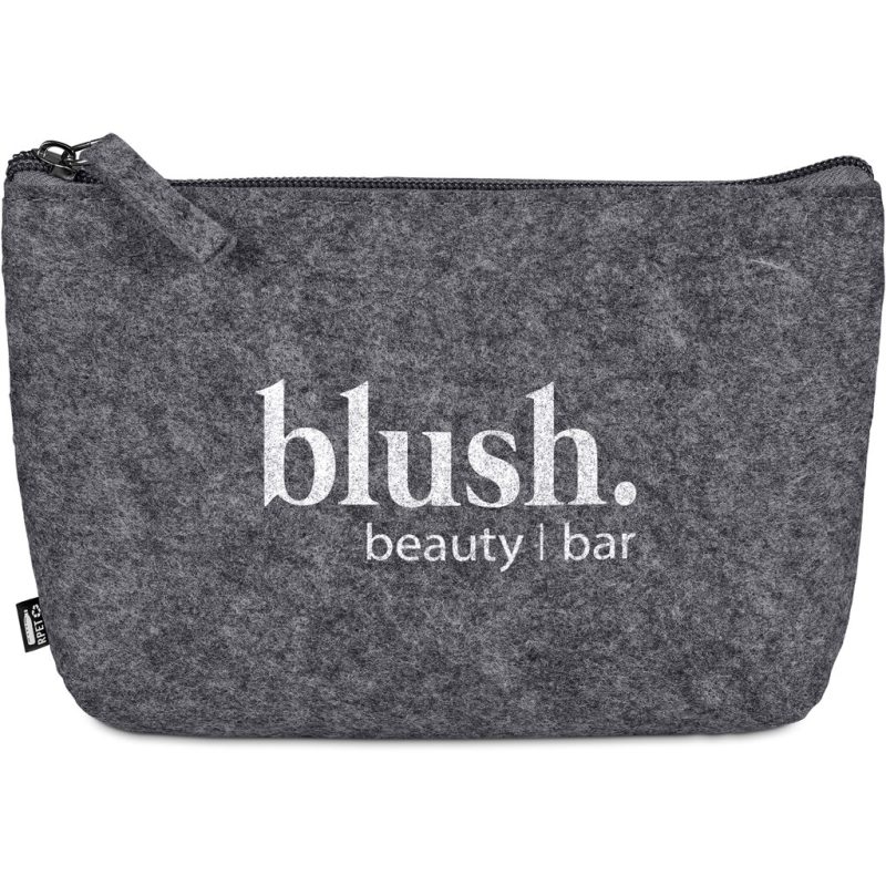 Okiyo Kesho Recycled PET Felt Mini Cosmetic Bag