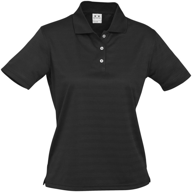 BLACK Ladies Icon Golf Shirt - Black