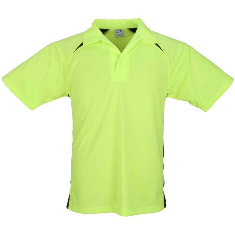 BIZ-3611-L_1024X1024 LIME Kids Splice Golf Shirt - Lime