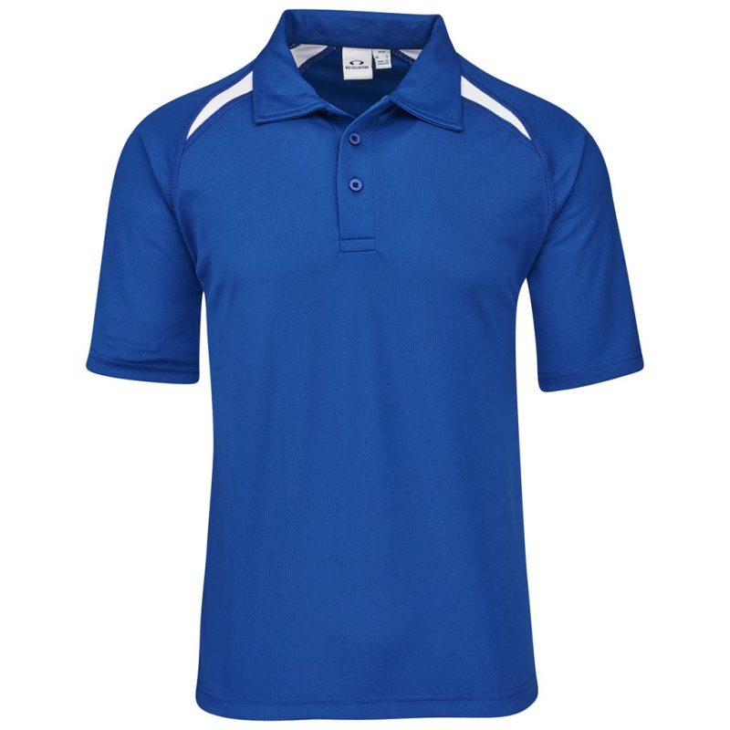 ROYAL BLUE Kids Splice Golf Shirt - Royal Blue