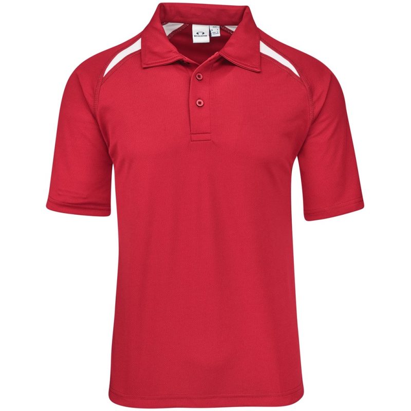 RED Kids Splice Golf Shirt - Red