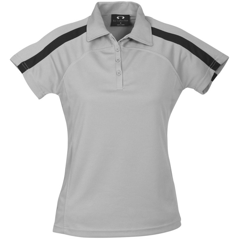 GREY Ladies Monte Carlo Golf Shirt - Grey