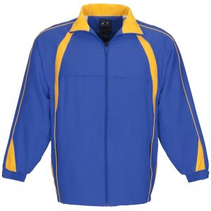 ROYAL BLUE YELLOW Unisex Splice Track Top - Royal Blue Yellow