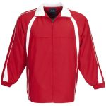 BIZ-3633-RW_1024X1024 RED WHITE Unisex Splice Track Top - Red White