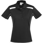 BLACK Ladies United Golf Shirt - Black