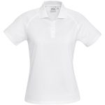 WHITE Ladies Sprint Golf Shirt - White