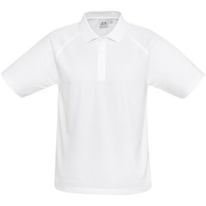 WHITE Kids Sprint Golf Shirt - White